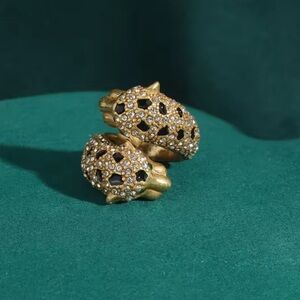 Panthere Antique Brass Fine Craftsmanship Ring
